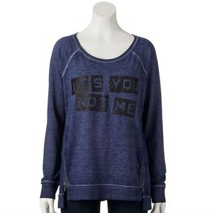 Rock & Republic It's You Not Me Long Sleeve Top